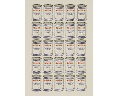 *Banksy (British, b.1974) SOUP CANS POSTER Offset lithograph printed in colours, 2010, printed by Pictures on Walls, London, 