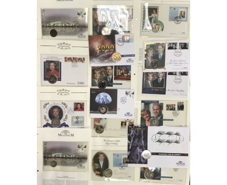 Album of Royal Mint/Royal Mail Coin First Day Covers & First Day Covers including £5 Coin Covers. Please see all pictures for