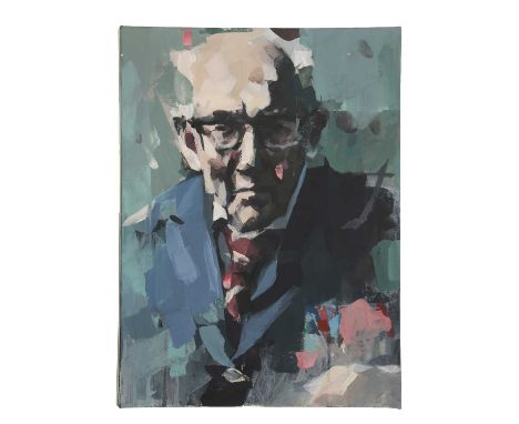 T... Portrait of Captain Moore oil on canvas 40.5 x 30.5cm This lot is not sold with copyright.