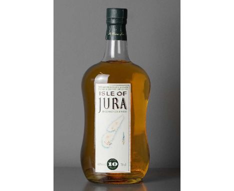 Isle of Jura, single malt scotch whisky, 10 years old  70cl, 40% vol.Our in-house postage team can ship this lot to a UK addr