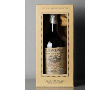 Glenmorangie, Single Malt Scotch Whisky  Traditional 100 proof, 1 litre, 57.2% vol. With box. 