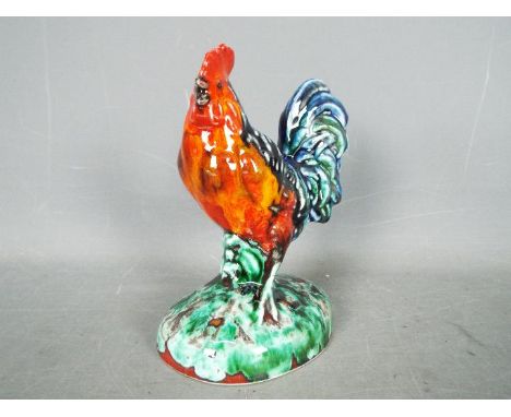 Anita Harris - a ceramic Anita Harris cockerel, signed, 16 cm (h)