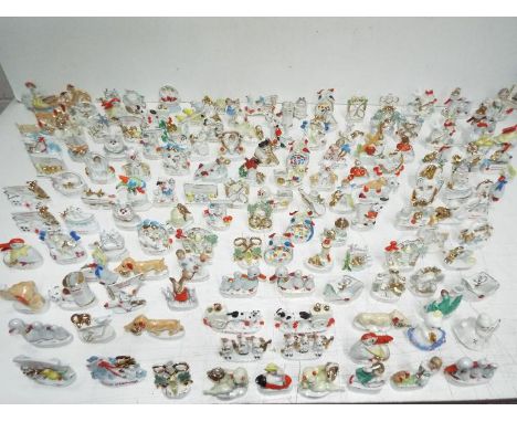 Extensive Collection of Ceramic "Souvenir from" or "Present from" U.K. towns and cities. London, Liverpool, Manchester, etc. 