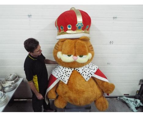 An extremely large Garfield plush soft toy, promotional item for the 2006 film Garfield 2: A Tail Of Two Kitties, approximate