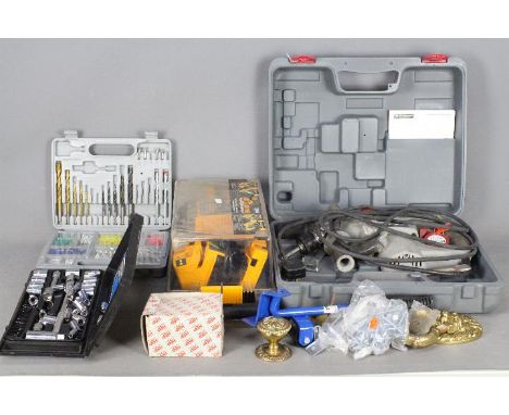 Lot to include a rotary hammer drill, 4 in One Power Sharpener and other. [2]