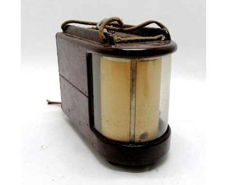 WWII period J C Eckardt German aviation barograph with bakelite casing - 23cm x 16.5cm high x 10cm - untested