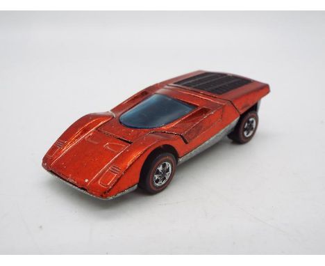 Hot Wheels - Redline - A 1972 issue Ferrari 512S in the classic Red Spectraflame finish with opening cockpit and rear clamshe