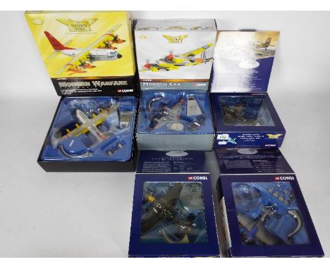 Corgi Aviation Archive - Five boxed diecast Limited Edition model aircraft in 1:72 and 1:144 scale from various ranges of Cor