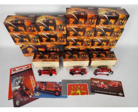 Matchbox Collectibles / MOY - A boxed fleet of 16 Matchbox Collectibles / Models of Yesteryear from the Matchbox 'Fire Engine