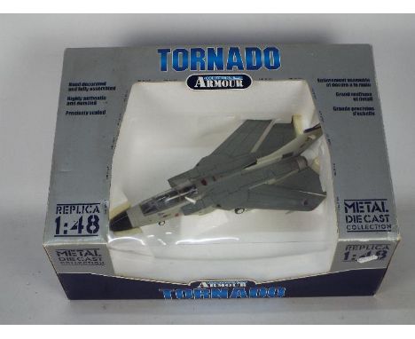 Armour Collection - A boxed diecast 1:48 scale Armour Collection (Franklin Mint) #98099 UK RAF Tornado GR-Mk.I 13 Sqn. The mo