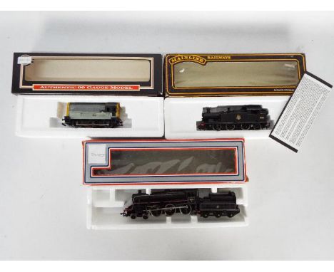 Mainline, Bachmann - Three boxed OO gauge locomotives. Lot consists of a Bachmann 4-6-0 Standard Class 4 steam locomotive Op.