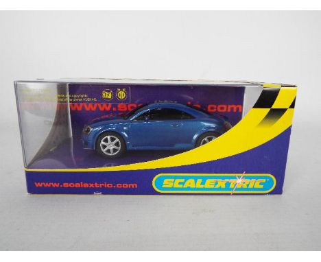 Scalextric - A boxed Scalextric C2507 Audi TT with SLN (Scalextric Collectors Club Netherlands) 10 Year Anniversary logo to r
