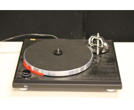 DUAL RECORD PLAYER - a Dual CS 750-1 turntable with DN168E cartridge with UK mains plug. No plastic cover included.