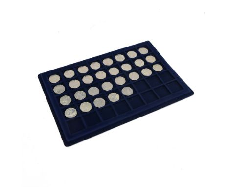 The Royal Mint United Kingdom 'London 2012 Sport Collection', comprising twenty nine commemorative 2011 fifty pence coins, fr
