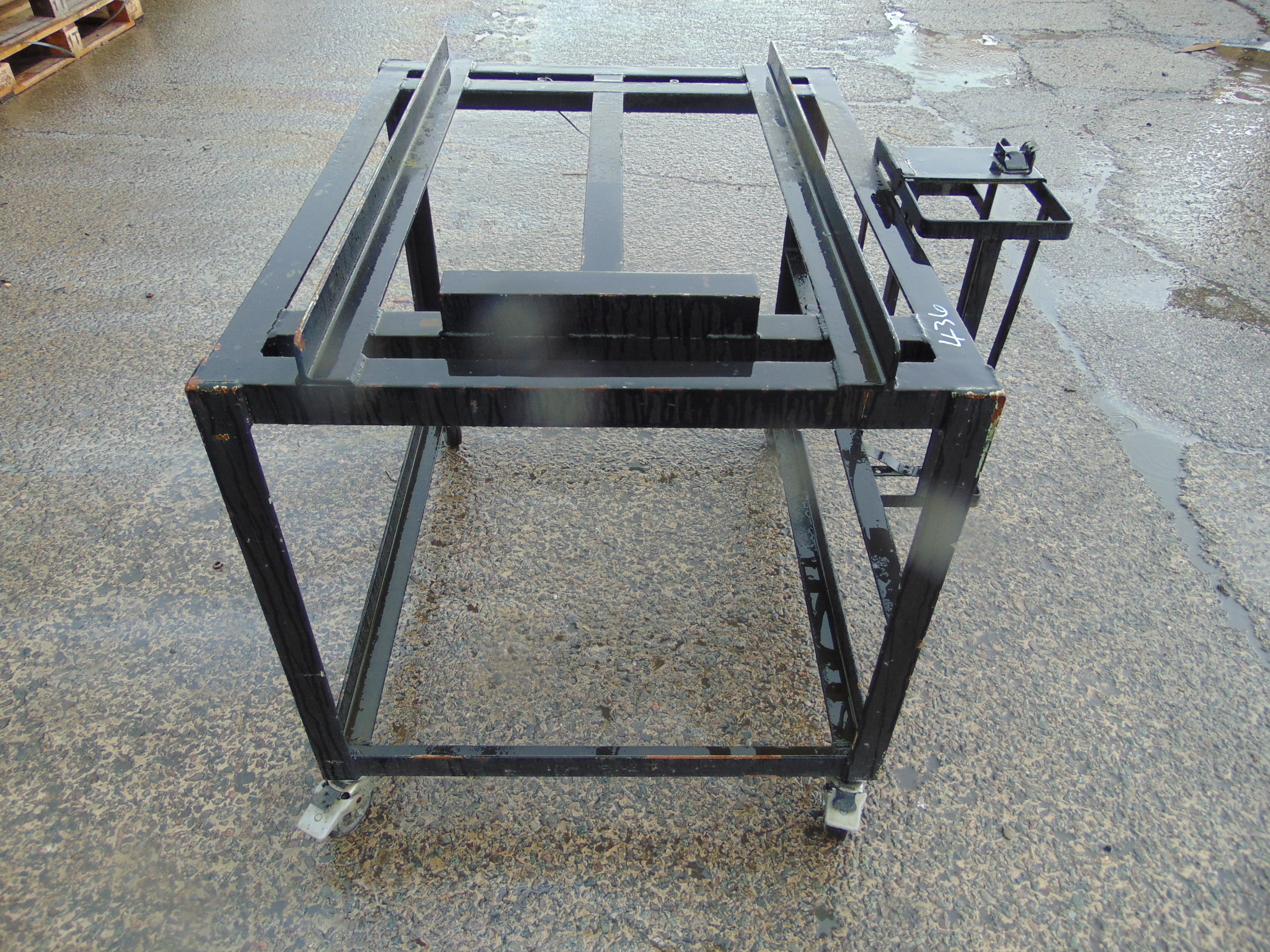 You are bidding on a Heavy Duty Generator Stand with Jerry Can Holder
