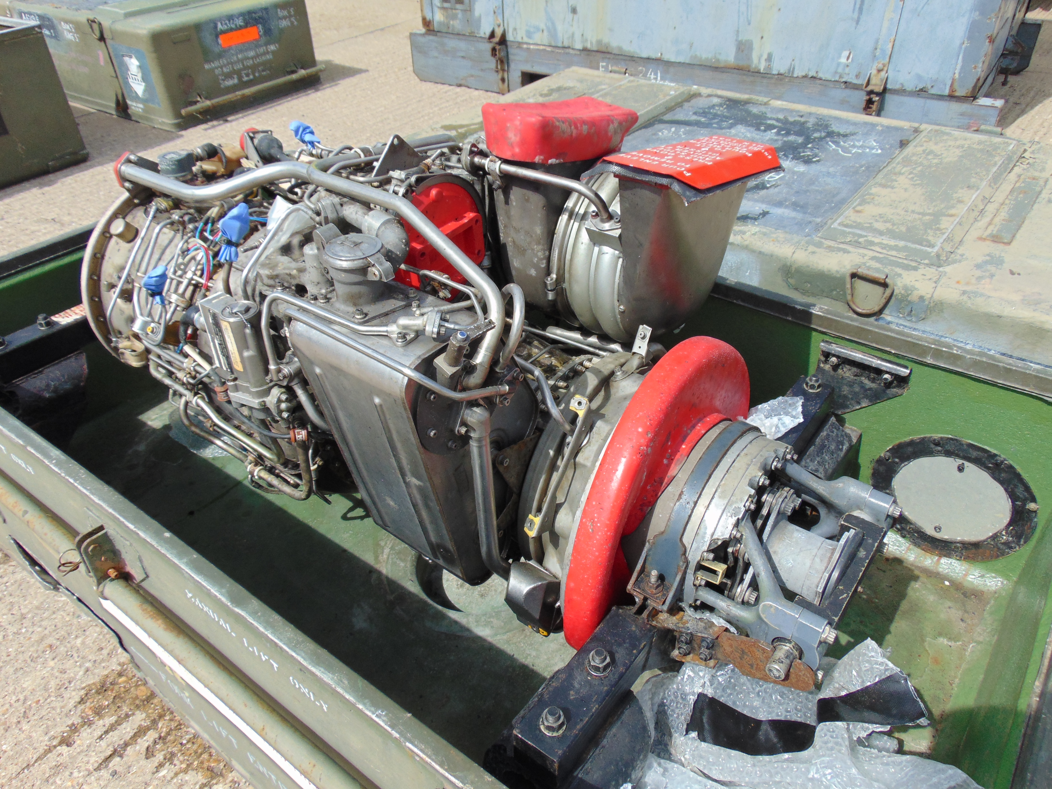 You are bidding on a Rolls Royce Gem Jet Engine complete with