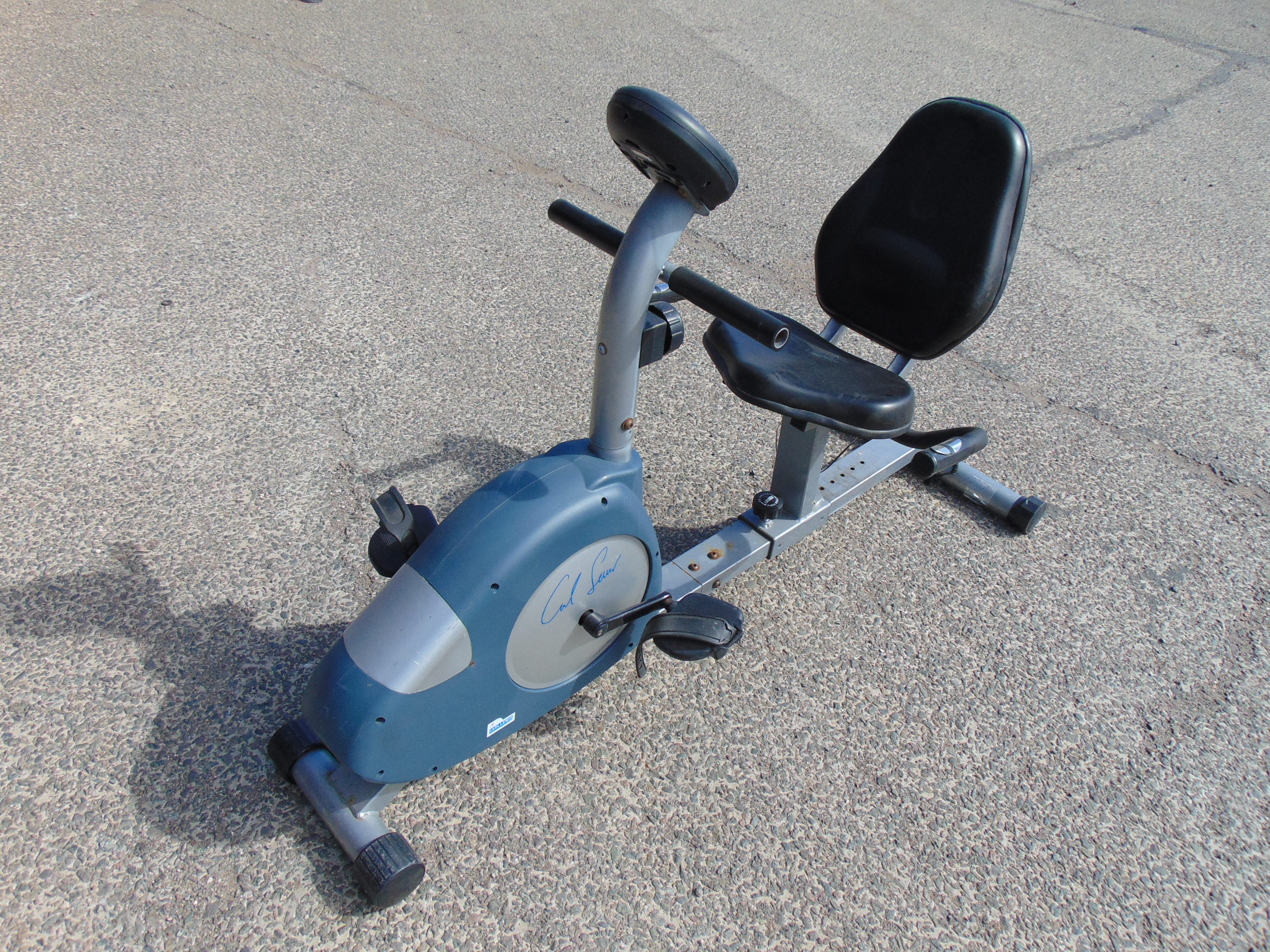 carl lewis exercise bike