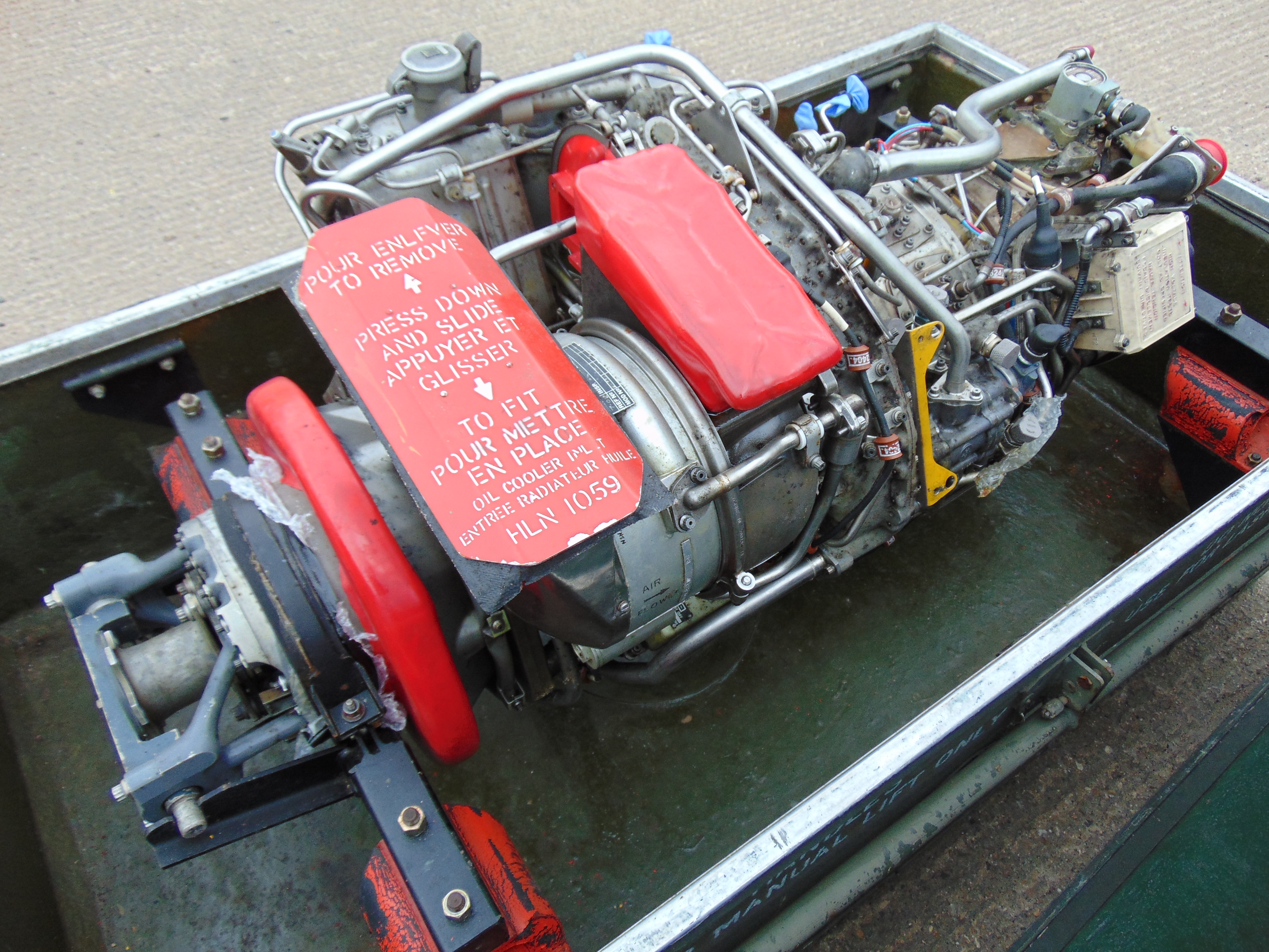 You are bidding on a Rolls Royce Gem Jet Engine complete with