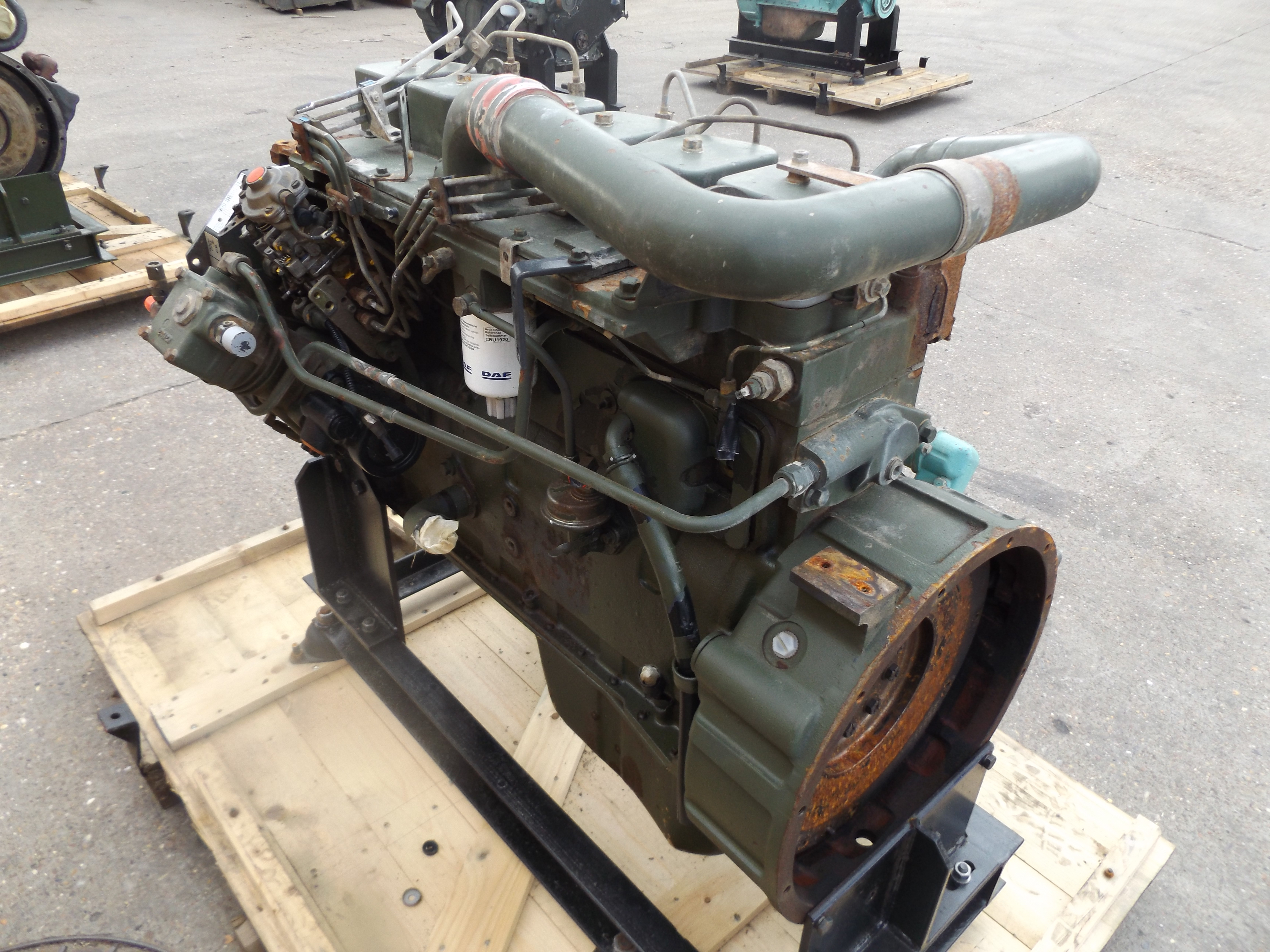 You are bidding on direct from the UK Ministry of Defence a DAF Cummins