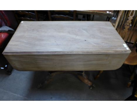 A Regency mahogany pedestal sofa table 