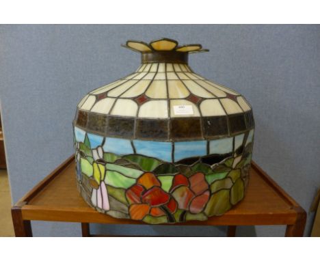 A Tiffany style lamp shade 