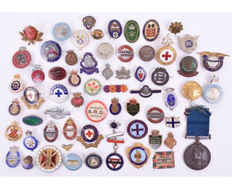 Quantity of Military & Civilian Organisations Lapel Badges, mostly with enamel, various organisations including Ne London Lad