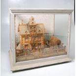 Diorama aus Kork von 1907