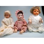 Sammlung antike Charakter-Puppen