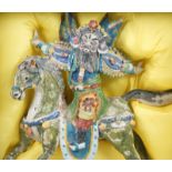 Vollplastischer chines. Dachreiter, 19. Jh.