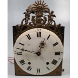 Comtoise-Uhr mit Sonnenbekrönung Frankreich 18. Jh.