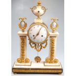 Portaluhr Louis XVI mit Wedgwood Plaketten "Handel a Paris"