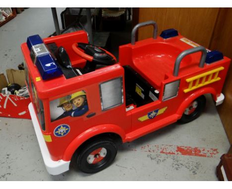A battery operated child's Fireman Sam fire engine