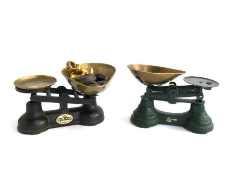 Two sets of vintage scales, one Salter 