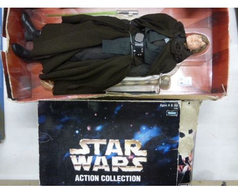 Boxed Kenner Collection Star Wars Action Collection Wedge Antilles & Biggs Darlighter, complete but box poor plus large Luke 