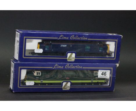 Two boxed OO gauge Lima Collection engine to include L204656 Locomotive Diesel Class 55D9015 Tulyar and L204796 Locomotive Di