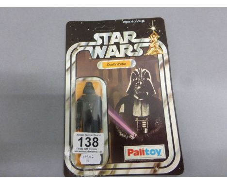 Carded Palitoy Star Wars original 12 back Darth Vader unpunched in vg condition, no obvious faults and would be tough to find