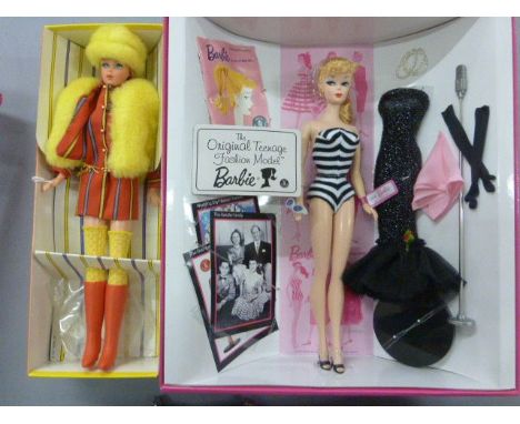 Boxed Mattel 50th Anniversary My Favourite Barbie 1959 The Original Teenage Fashion Model doll, complete with all accessories