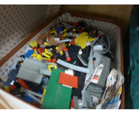 Suitcase of vintage Lego to include Train system