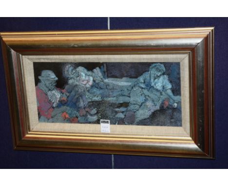 Anda Paterson RSW (b.1935)
'The Celebration 1990'
Mixed media, signed lower right, 15 x 34cm