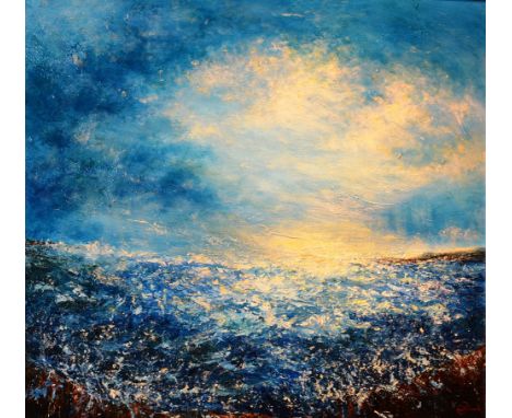 Ewa Irena Polanek
'Light Breaking over the Mainland'
Oil on canvas, signed lower right, 81 x 92cm CONDITION REPORT: Lot 262 -