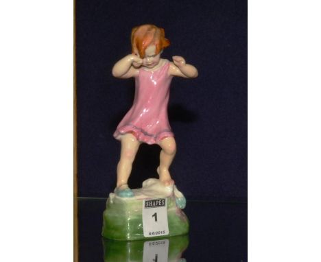 A Royal Worcester statuette, 'Wednesday's Child Knows Like Woe', no.3259, 18cm high