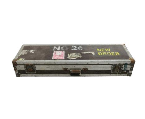 NEW ORDER &amp; THE DOVES KEYBOARD FLIGHT CASE. No. 26 and New Order stencils. Measures 108x33x18cm.They are constantly recyc