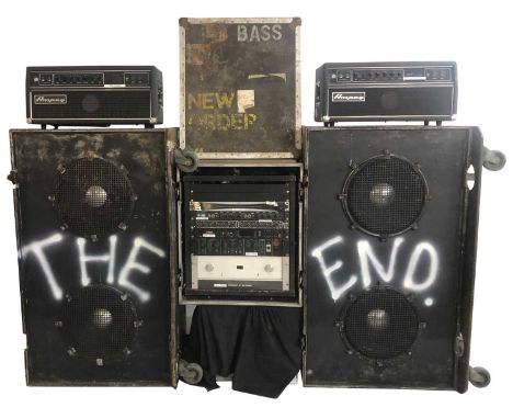 NEW ORDER "THE END" FINAL SETUP. Incredible audio setup as it was in their last performance. To include 2 x AMPEG SVT 1700 Wa