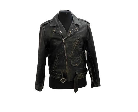 THE ORIGINAL NEW ORDER LEATHER JACKET. Worn by Hooky throughout the '80s and into the '90s.Needed a bigger one in New Order s