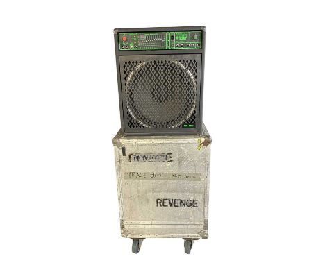 TRACE ELLIOT SERIES 6 GP12 COMBO AMPLIFIER 1215 & FLIGHT CASE. Used with Monaco and Revenge. Serial number: 674/0305. Also in