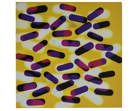 NEW ORDER SIGNED FINE TIME US 12" SINGLE. Signed by all four of the original band to include Peter Hook, Bernard Sumner, Step