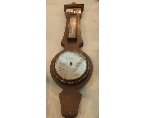 Vintage banjo barometer thermometer 