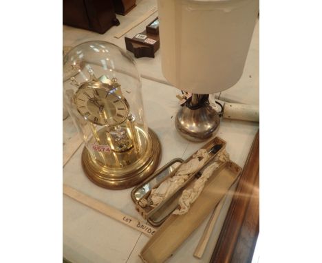 Quartz anniversary clock table lamp hydrometer shaving mirror 