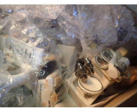 Box of ceramics including Portmerion Sylvac etc