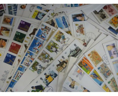 Box containing large amount of first day covers - Loose